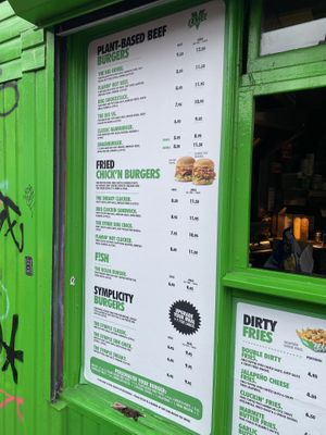 Burger menu  at Oowee - Picton in Bristol