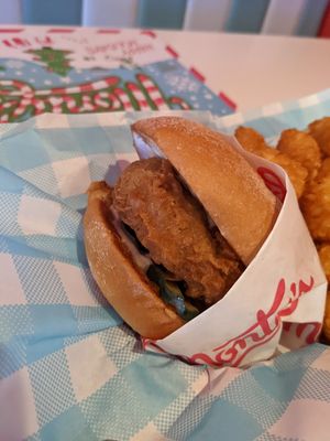 Chicken sandwich at Monty's Good Burger - Echo Park in Los Angeles