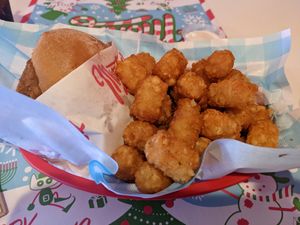 These tots at Monty's Good Burger - Echo Park in Los Angeles