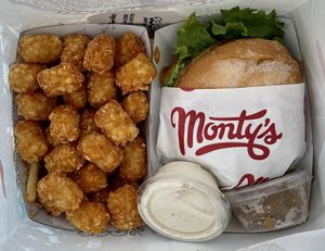   at Monty's Good Burger - Echo Park in Los Angeles