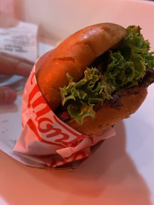 Welcome home.  at Monty's Good Burger - Echo Park in Los Angeles