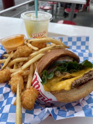   at Monty's Good Burger - Echo Park in Los Angeles
