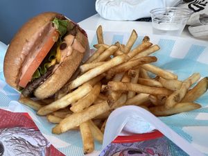   at Monty's Good Burger - Echo Park in Los Angeles