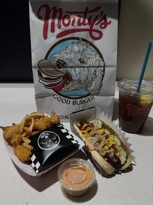   at Monty's Good Burger - Echo Park in Los Angeles