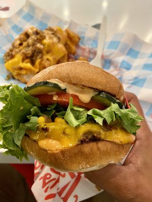 Burger at Monty's Good Burger - Echo Park in Los Angeles