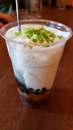 Dessert made vegan with coconut milk! at Kulinarya in Coquitlam