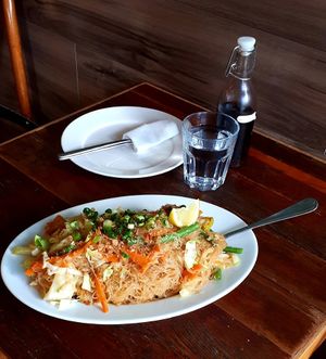 Vegan Pancit Biho, to die for! :D at Kulinarya in Coquitlam