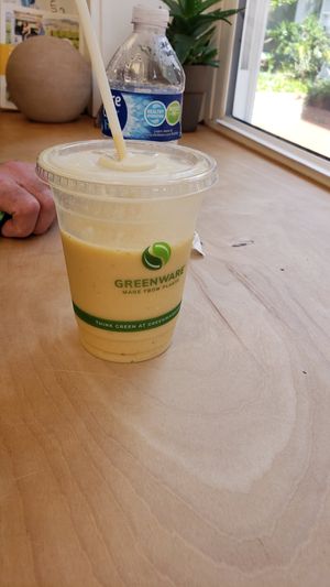 Customizable smoothies, we added protein at The Sprout Kitchen in St Augustine