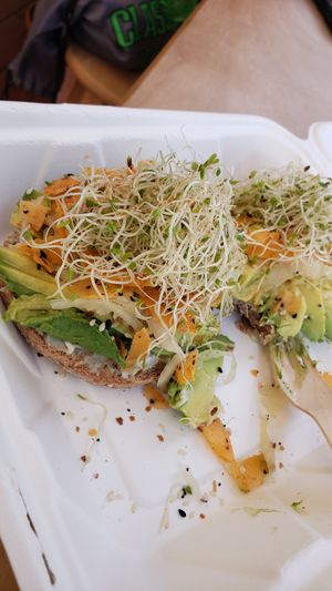 The Works Bagel! They don't skimp on the items 😋 at The Sprout Kitchen in St Augustine