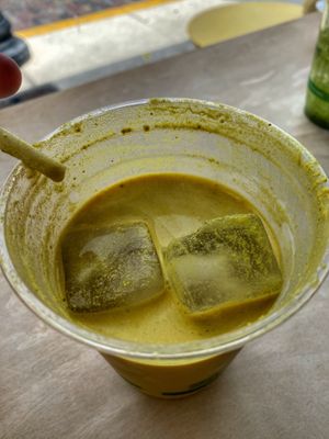 Golden milk   at The Sprout Kitchen in St Augustine