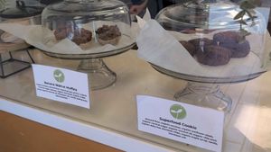 Ready made muffins and cookies at The Sprout Kitchen in St Augustine