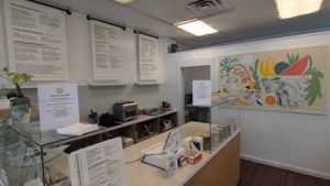 Interior at The Sprout Kitchen in St Augustine