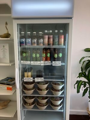 Grab & Go organic cold press juice, kombucha, kefir, seasonal food bowls at The Sprout Kitchen in St Augustine