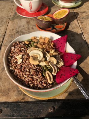   at Brick Coffee in Ninh Binh