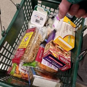 Cartful of vegan goodies! #Veganuary at Whole Foods Market - Bishop's Corner in West Hartford