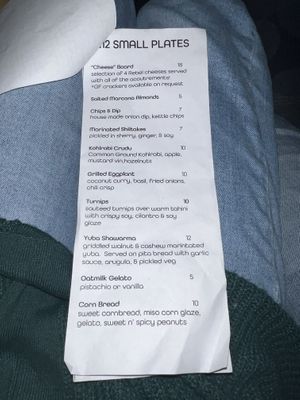 food menu  at Firehouse 12 in New Haven