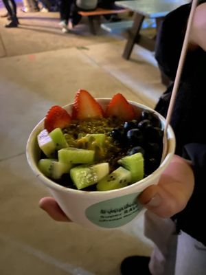 Açai bowl   at Super Raw in Preston