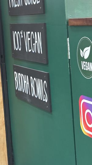 100% vegan  at Super Raw in Preston