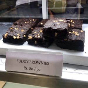 Delicious fudgy brownies! at Elysian Delights - Ethigreenz in Gurugram