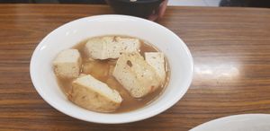 Steamed stinky tofu at Lu's Vegetarian 蔬福創意蔬食料理 - Shū Fú in Taipei
