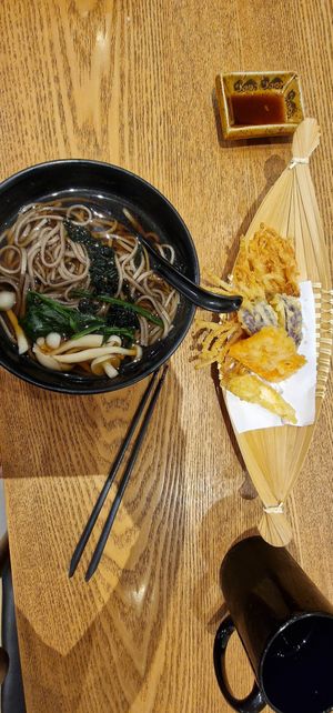Tempura veg ramen at Zen House Japanese Vegetarian in Selangor