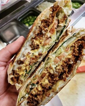 Vegan picadillo  at El Toro Loco in South Plainfield