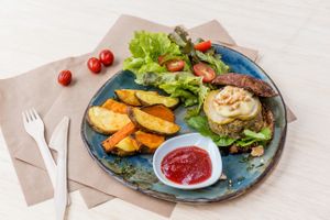 Nut Burger  at Super Foods in Quito