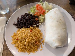 Small Burrito at Amaya's Fresh Mexican Grill in Monroe