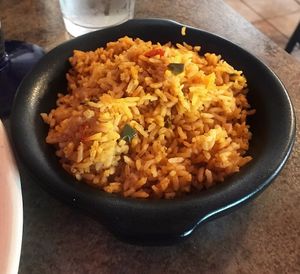 Vegan and Vegetarian Friendly Side of Rice (No meat broths here!) at Amaya's Fresh Mexican Grill in Monroe