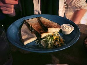 Vegetarian Mushroom Quesadilla at Amaya's Fresh Mexican Grill in Monroe