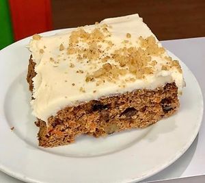 Vegan Carrot Cake! at Amaya's Fresh Mexican Grill in Monroe