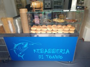 Counter at Kebabberia di Tonno in Favignana