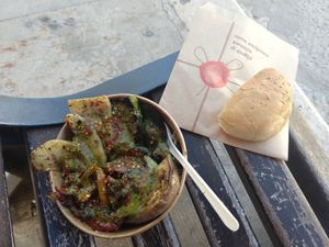 Vegan option as a bowl at Kebabberia di Tonno in Favignana