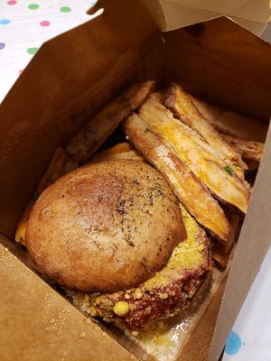 Chickpea parm! at ION - It's Only Natural Restaurant in Middletown