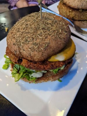 Cheeseburger 😋 at ION - It's Only Natural Restaurant in Middletown