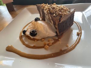 Peanut butter chocolate cheesecake  at ION - It's Only Natural Restaurant in Middletown