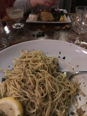 White clam pasta  at ION - It's Only Natural Restaurant in Middletown