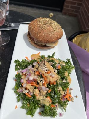 Chickpea parm … so good.   at ION - It's Only Natural Restaurant in Middletown