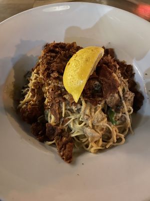 White clam pasta  at ION - It's Only Natural Restaurant in Middletown