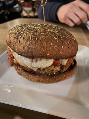 Chickpea parmesan  at ION - It's Only Natural Restaurant in Middletown