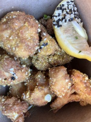 Garlic Parmesan Tempura Cauliflower  at ION - It's Only Natural Restaurant in Middletown