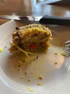 Crab cake  at ION - It's Only Natural Restaurant in Middletown