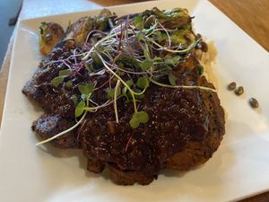 Grilled seitan  at ION - It's Only Natural Restaurant in Middletown
