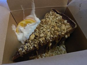 Chocolate peanut butter cheesecake  at ION - It's Only Natural Restaurant in Middletown