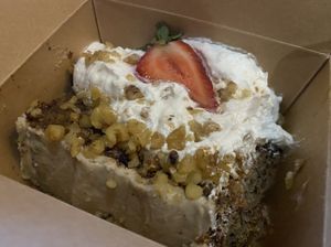 Carrot cake  at ION - It's Only Natural Restaurant in Middletown