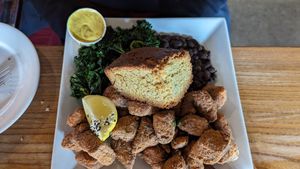 Southern plate at ION - It's Only Natural Restaurant in Middletown