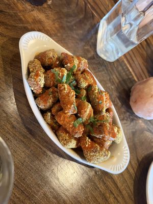 Buffalo garlic parm tofu  at ION - It's Only Natural Restaurant in Middletown