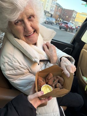 Fried tofu grandma LOVED  at ION - It's Only Natural Restaurant in Middletown