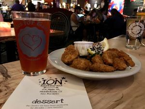 Southern Fried Tofu app. Photo for ad for food donated to Ales for Tails to benefit the Meriden Humane Society.  at ION - It's Only Natural Restaurant in Middletown