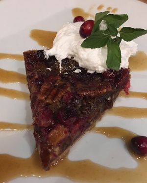 Cranberry pecan pie at ION - It's Only Natural Restaurant in Middletown